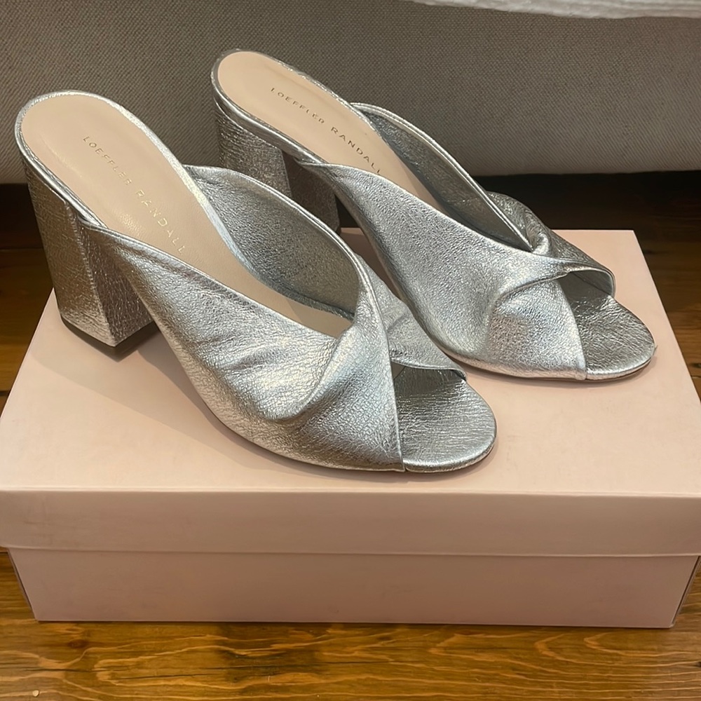 Loeffler Randall Laurel Silver Heels